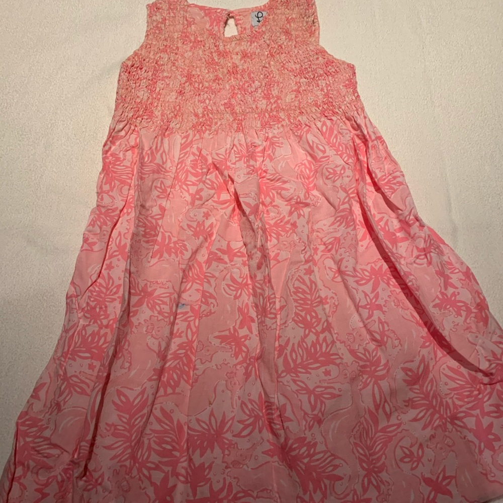 Lilly Pulitzer pink pattern girl’s dress